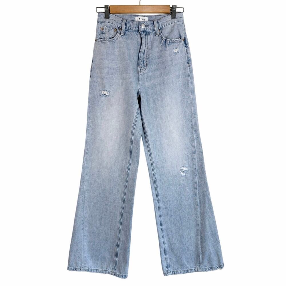 Pistola Ruby High Rise Palazzo Pant in Othello Size 25